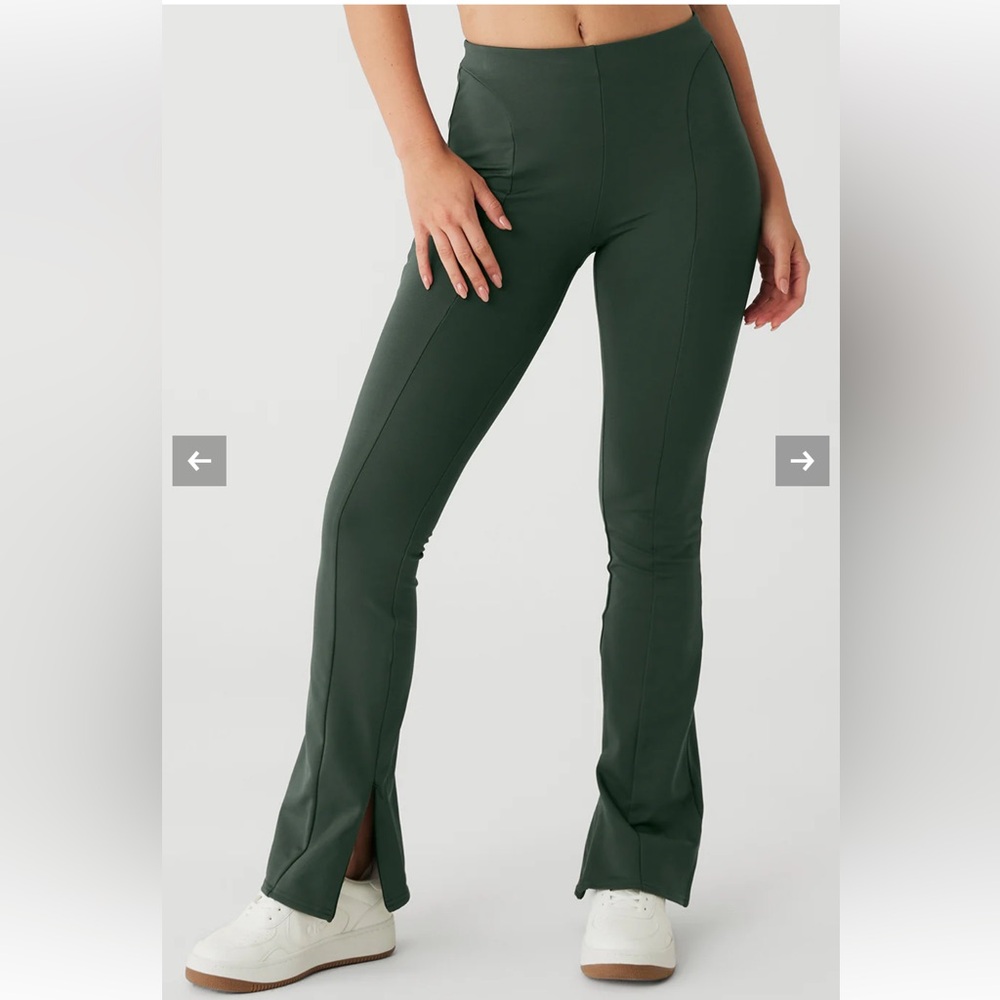 ALO Yoga Zip Up Flare Leggings